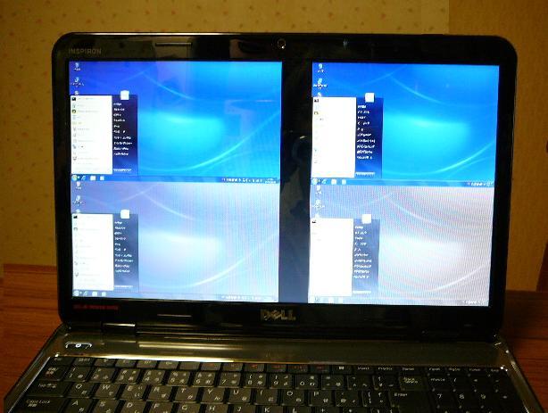 �S��ʂɕ����ꂽ�f�X�N�g�b�v